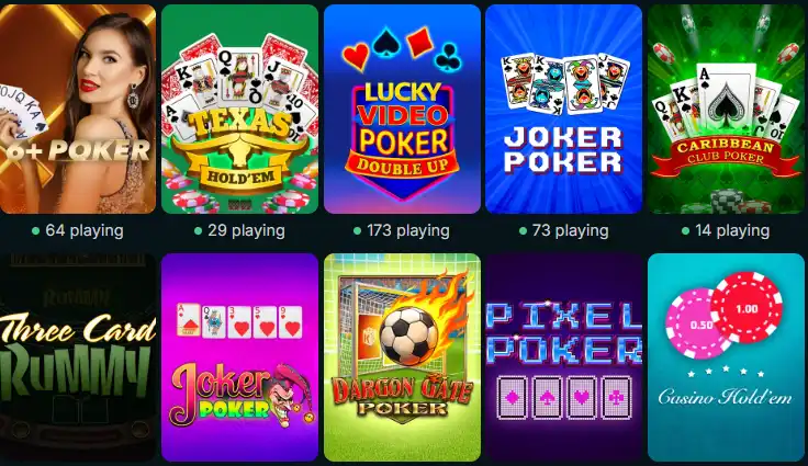 betarctica casino poker games